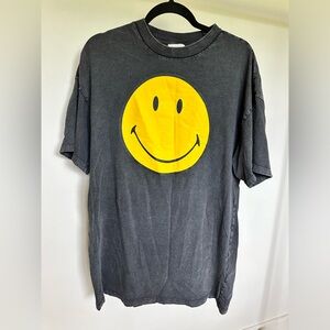 Smiley Face Graphic Dress